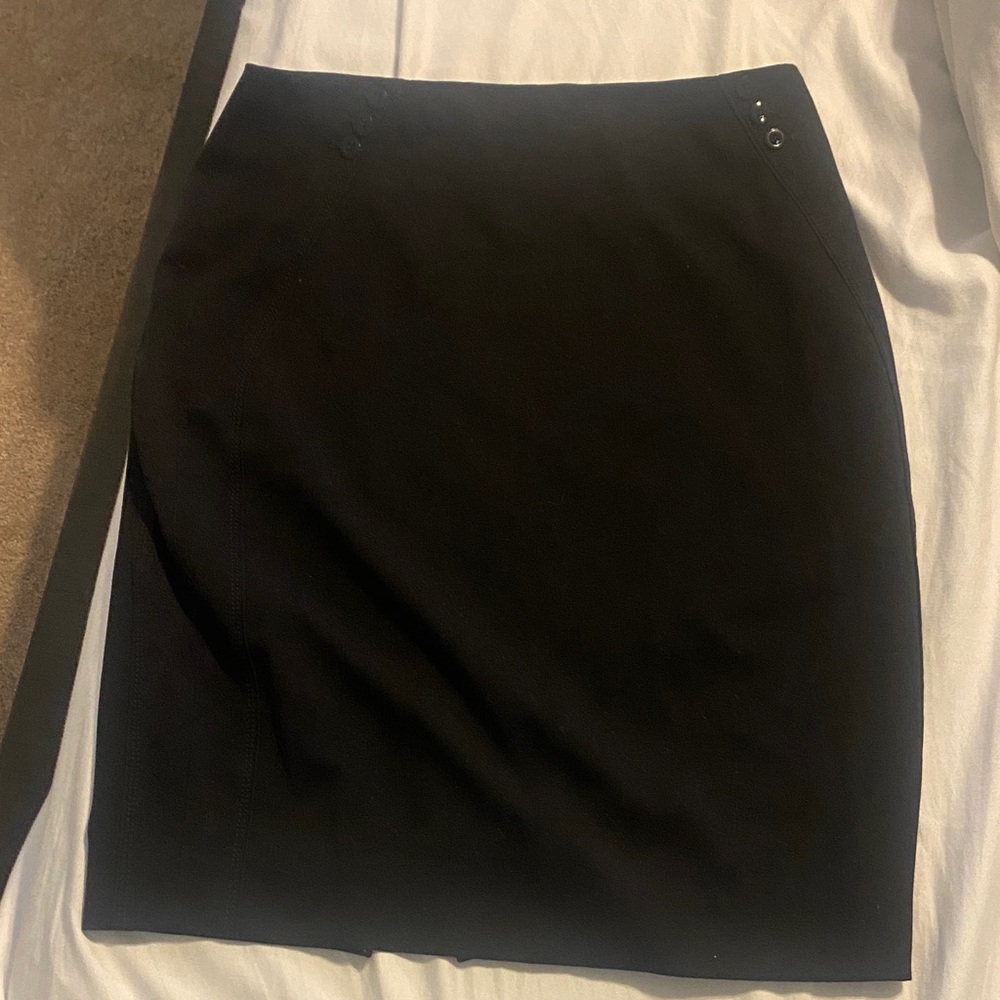 White House Black Market Classic Black  Skirt